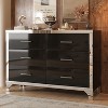 NicBex Elegant Double Dresser,Wide Dressers with Metal Pulls,Chest of 6 Drawers for Bedroom,Living Room,Dining Room,Hallway - 4 of 4