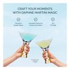 American Atelier Daphne Martini Glasses Set of 2, Hammered Metal Design 9-Ounce Capacity Elegant Cocktail Barware for Martini or Cosmopolitan - image 4 of 4