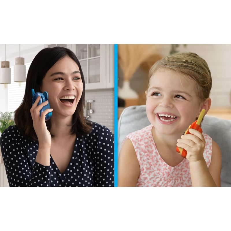 eKids Fisher Price Walkie Talkies for Kids, Indoor and Outdoor Toys for Toddlers and Fans of Fisher Price Toys – Multi-Color (FP-207.EXV1OL), 5 of 6