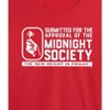 Women's - Are You Afraid of the Dark - Submitted For Approval Midnight Society Cropped Graphic T-Shirt - 2 of 4