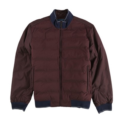 Perry Ellis Mens Quilted Full-Zip Puffer Jacket