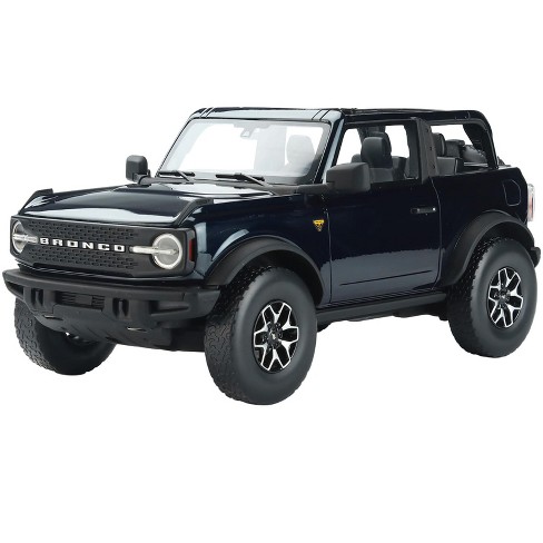 2022 Ford Bronco Badlands Edition (open Top) Dark Blue 1/18 Model Car By Gt  Spirit For Acme : Target