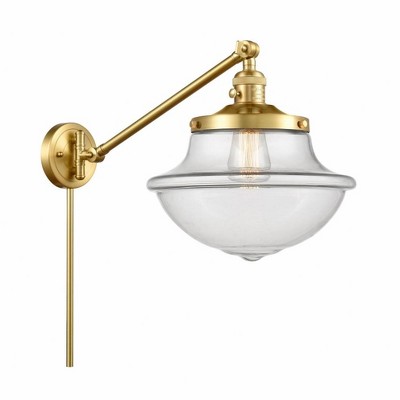Oxford - 1 Light Swing Arm Wall Sconce In Traditional Style-13 Inches Tall and 11.75 Inches Wide