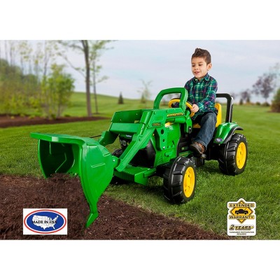 john deere pedal tractor with loader