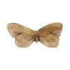 Sagebrook Home 9" Wooden Butterfly Decor - Contemporary Rustic Brown Butterfly Statue for Home or Office Decorative Accent - Bedroom, Bathroom, - 2 of 4