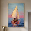 Art Remedy Contemplating at High Seas Beach Life Inspired Wall Art Framed - 2 of 4