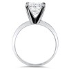 Pompeii3 3/4ct Lab Created Round Diamond Solitaire Engagement Ring 14k White Gold - 2 of 3