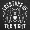 Creature Of The Night Baby Bodysuit Funny Cute Halloween Bat Graphic Jumper For Infants - Crazy Dog Baby Bodysuit - 2 of 4