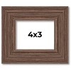 PosterPalooza | 4x3 Wide Barnwood Picture Frame, UV Acrylic, 6 Finishes - Grey, Brown, White, and Black - 2 of 4