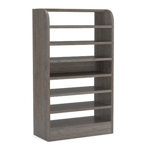 Tribesigns 7-Tier Shoe Rack for Entryway Wood Shoe Storage Organizer Shelves