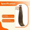 Jessie's Wig 10-24 Inch U Tip Hair Extensions Human Hair For Women Thin Hair Straight #4 medium brown 50S/Pack - 2 of 4