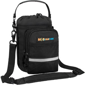SUN CUBE Water Bottle Holder Strap, Insulated Neoprene Sleeve Bag Carrier, Crossbody Carrying Sling Purse Pouch Pocket Walking Hiking - 1 of 4