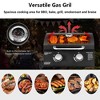SUGIFT 2 Burner Portable Propane Gas Grill, Black - 4 of 4