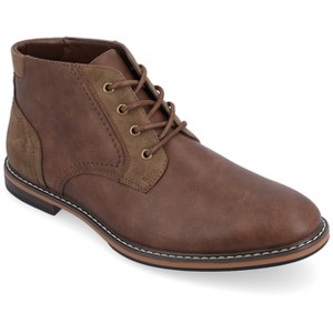 Vance Mens Medium and Wide Width Mens Franco Lace-up Round Toe Chukka Boot - 1 of 4