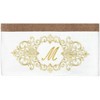 Linum Home Textiles 100% Turkish Cotton MONICA Gold Thread 2PC Embellished Bath Towel Set - 3 of 3