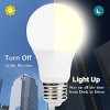 DORESshop 40-Watt Equivalent A19 6W Non-Dimmable Dusk to Dawn LED Light Bulb E26 Base in Daylight White 5000K (4-Pack) - 3 of 4