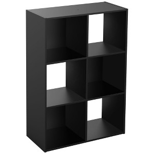 JIONJOY 6 Cube Storage Organizer with Removable Back Panels – 60 lbs/Cube Heavy-Duty Open Bookshelf, Multi-Room Display Shelf - 1 of 4