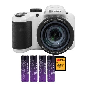 Kodak PIXPRO AZ405 16MP Astro Zoom Digital Camera (White) with 32GB Card Bundle - 1 of 3