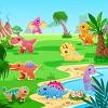 PICASSO-TILES 8 Pcs Dinosaur Animal Character Theme Set Magnetic Tiles, Building Blocks, STEM Toys for Kids 3+ - 3 of 4
