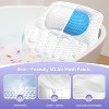 Ergonomic Bathtub Pillow for Head and Neck Relaxation, 4D Air Mesh Bath Cushion with 6 Non-Slip Suction Cups - 4 of 4
