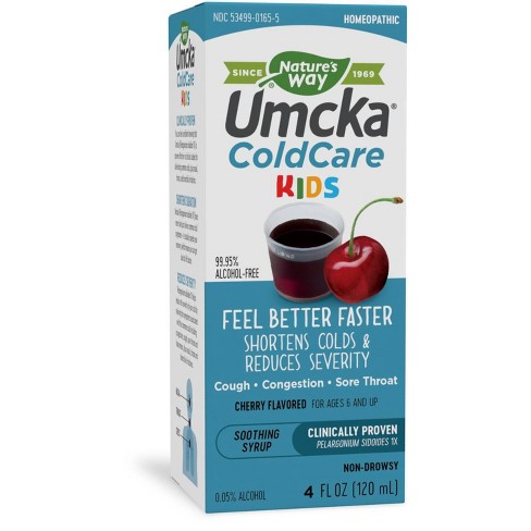 Nature S Way Umcka Coldcare Kids Cherry Syrup 4 Fl Oz Target