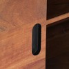 vidaXL TV Cabinet Honey Finish with Blue Accent - 3 of 4