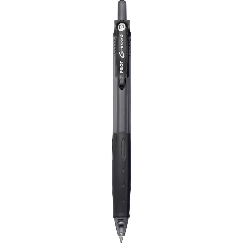 Pilot G-Knock BeGreen Retractable Gel Ink Pen Black Ink .7mm Dozen 31506, 2 of 3