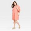 Women's Long Sleeve Mini Fleece Tunic Dress - Universal Thread™ - 3 of 3