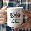 Billiards Buffalo Plaid Christmas Mug, Pool Balls Snooker Gift (Non-Custom Only)| OrnamentallyYou - 3 of 4