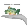 Old World Christmas 2.5 Inch Large Mouth Bass Angler Game Fish Tree Ornaments - 2 of 3