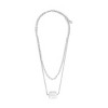 SHINE by Sterling Forever Chain Link and Pearl Layered Necklace - silver - 2 of 3