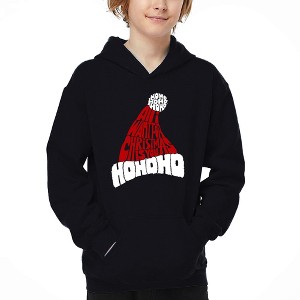 LA Pop Art All I Want for Christmas is You - Boy's Word Art Hooded Sweatshirt - 1 of 4