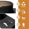 Silipint: Silicone Go Go Bowls: Set Of 4: Smoke - Sizes: 10, 20, 30 oz - 3 of 4