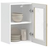 CLIHOME Bathroom Wall Mounted Cabinet, Narrow Wall Cabinet, Hanging Cabinet for Living Room, Multi-Function Kitchen Side Cabinet - 3 of 4