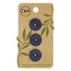 Dritz 18mm Recycled Paper Round Buttons Dark Blue: Sewing Fasteners, Plastic, 9 Pieces, Art & Stationery - 2 of 4
