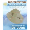 Tirrinia Men’s Women’s Extra Wide Brim Sun Hat, Casual Large Boonie Fishing Safari Hiking Cap - 2 of 4