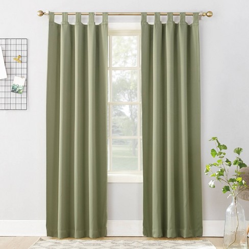 40 X95 Kenneth Tab Top Blackout Curtain Panel Sage Green Sun