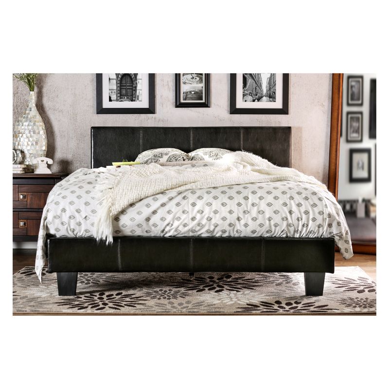Frank Leatherette Upholstered Bed - HOMES: Inside + Out, 3 of 8