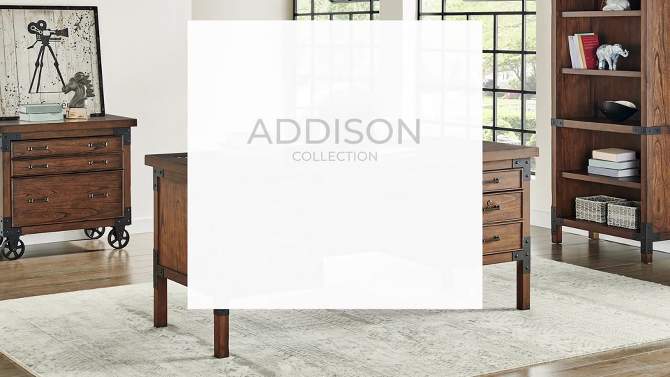 72&#34; Addison Open Bookcase Auburn - Martin Furniture, 2 of 6, play video