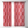 Colour Poems Gisela Color Block Pattern XII Single Panel Sheer Window Curtain - Society6 - image 2 of 4