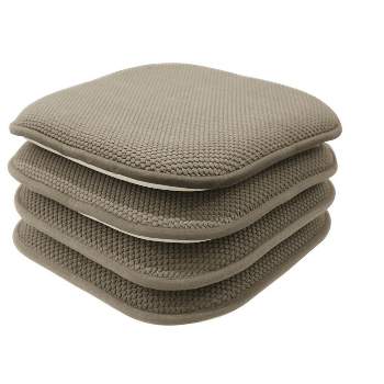 Hastings Home Chair Cushions Taupe Solid Chair Cushion in the