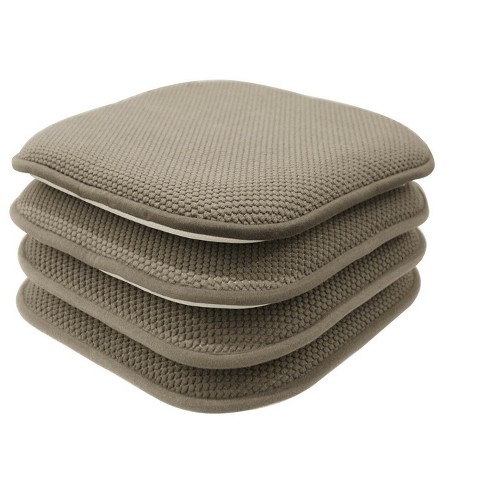 Goodgram Non Slip Chenille Premium Memory Foam Chair Cushions 4