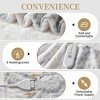 Heated Electric Throw Blanket, Fast Heating Electric Blankets with 5 Heating Levels,4 Hours Auto Off, ETL Certified Soft Thicken Faux Fur Heat Throws - 4 of 4