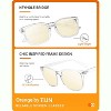Link Blue Light Blocking Glasses – Reduce Eye Strain, Improve Sleep & Protect Against Blue Light with Stylish, Comfortable Design - 4 of 4