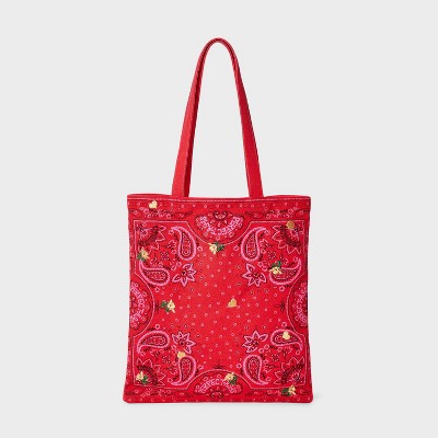 Bandana Magazine Tote Bag - Universal Thread™ Red