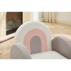 CAVINAS Compact Tufted Back Accent Chair with Rubberwood Legs,Space-Saving Arm Chair for Small Living Rooms - 4 of 4