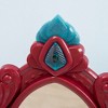 Infurnic Doll Playsets Kids Vanity Set with Self-Opening Magic Mirror, Princess Makeup Vanity Table Set Tabletop with Light, Blue, 24.00"*17.30"*5.30" - 3 of 4