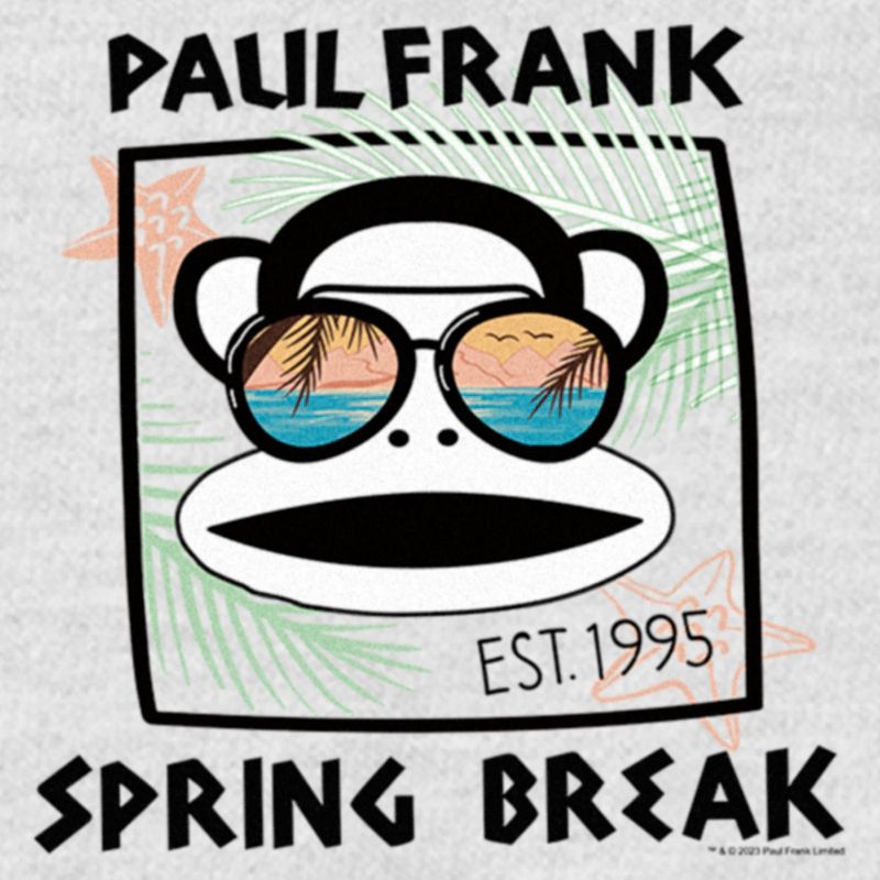 Women's Paul Frank Spring Break Julius the Monkey Racerback Tank Top, 2 of 5