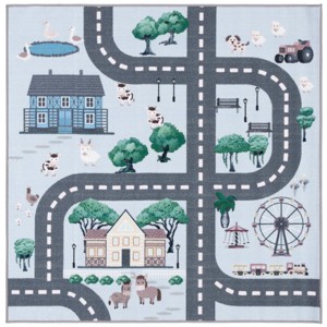 Kids Playhouse KPH235 Power Loomed Machine Washable Slip Resistant Rugs - Safavieh Kids - 1 of 4