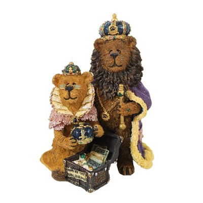 Boyds Bears Resin 3.5 Inch Aurora And Rex Noahs Ark Lions Animal Figurines